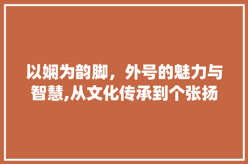 以娴为韵脚，外号的魅力与智慧,从文化传承到个张扬_娴字怎么起外号的意思是